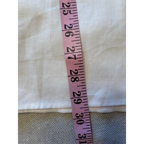 Andie Swim Vacation Beach Linen Blend The Wrap Skirt in Coco White Size Small - Picture 7 of 8